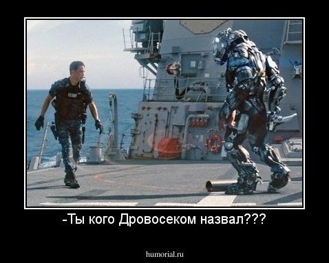 -Ты кого Дровосеком назвал???