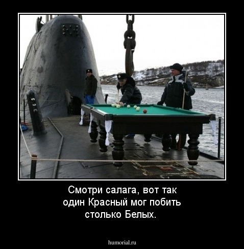 Смотри салага, вот так один Красный мог побить столько Белых.