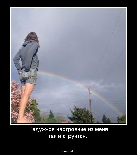 Радужное настроение из меня так и струится.