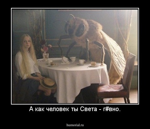 А как человек ты Света - г#вно.