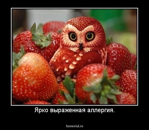 Ярко выраженная аллергия.