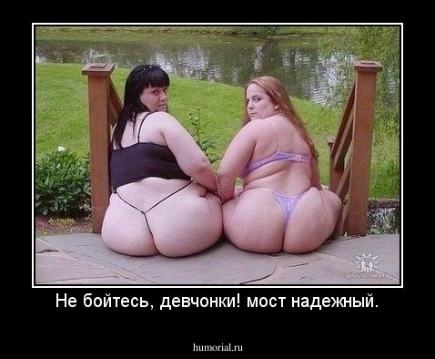 Не бойтесь, девчонки! мост надежный.