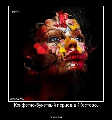 Конфетно-букетный период в Жостово.
