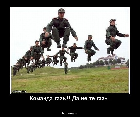 Команда газы!! Да не те газы.