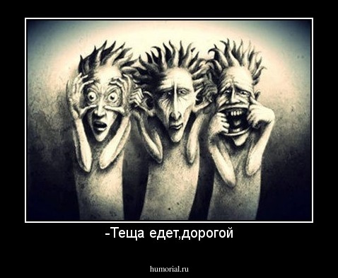 -Теща едет,дорогой