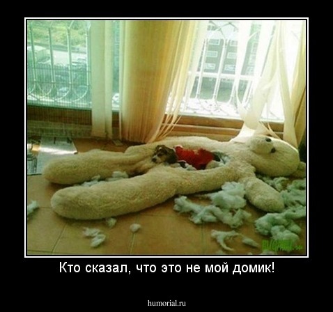 Кто сказал, что это не мой домик!
