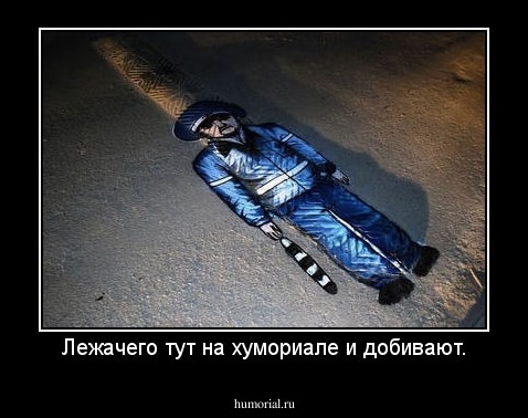 Лежачего тут на хумориале и добивают.