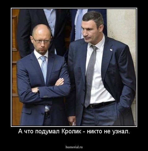 А что подумал Кролик - никто не узнал.