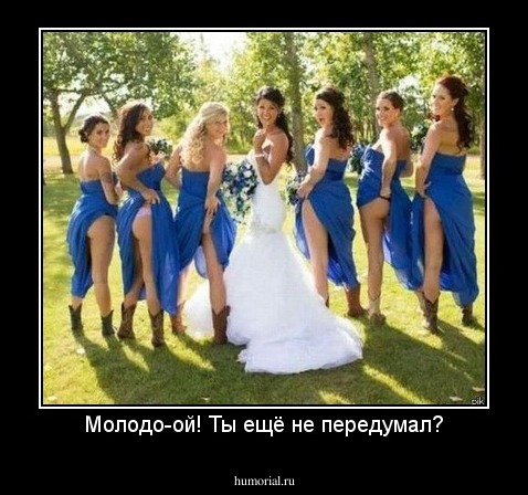 Молодо-ой! Ты ещё не передумал?