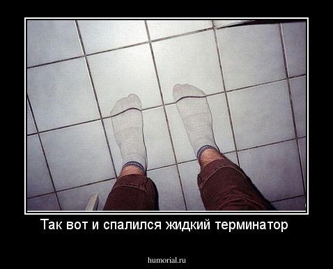 Так вот и спалился жидкий терминатор 