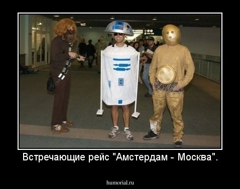 Встречающие рейс "Амстердам - Москва".