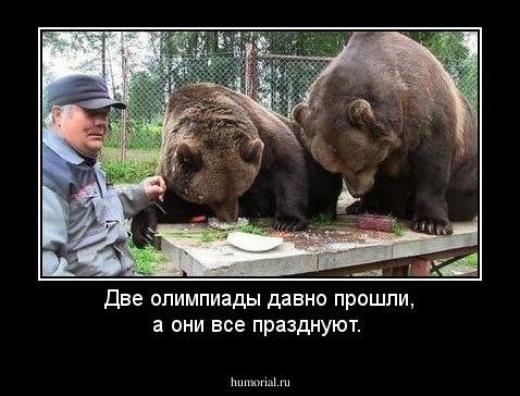 Две олимпиады давно прошли, а они все празднуют.
