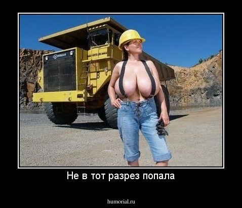 Не в тот разрез попала