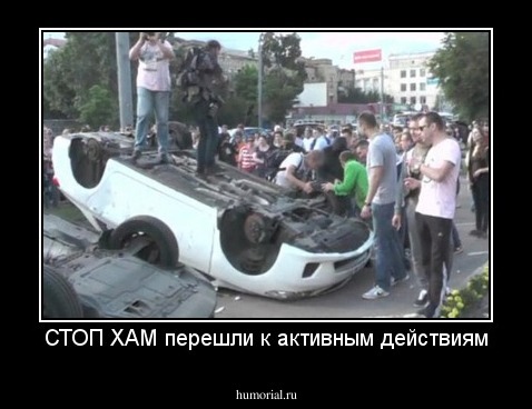 СТОП ХАМ перешли к активным действиям