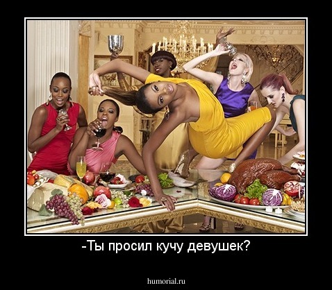 -Ты просил кучу девушек?