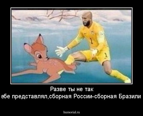 Разве ты не так себе представлял,сборная России-сборная Бразилии