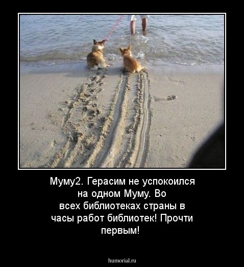 Муму2. Герасим не успокоился на одном Муму. Во всех библиотеках страны в часы работ библиотек! Прочти первым!