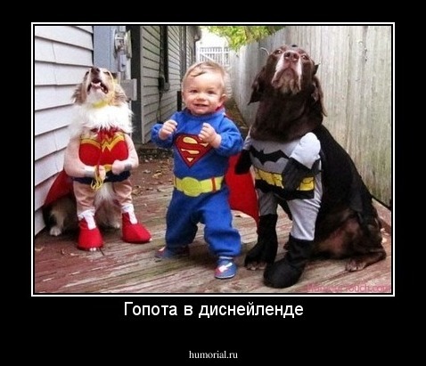 Гопота в диснейленде