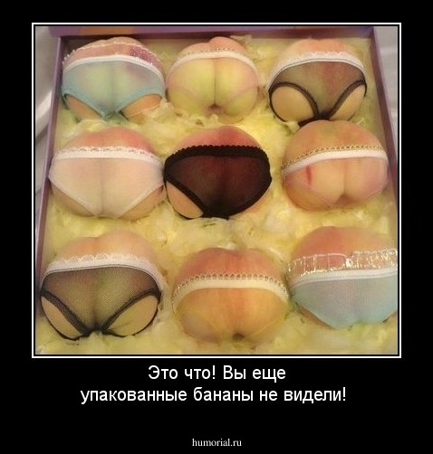 Это что! Вы еще упакованные бананы не видели!