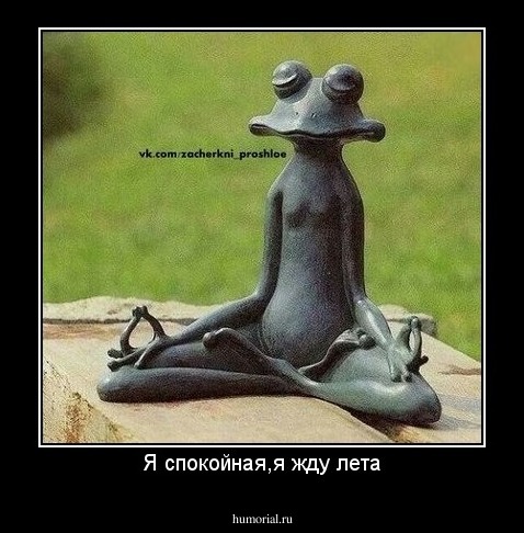 Я спокойная,я жду лета