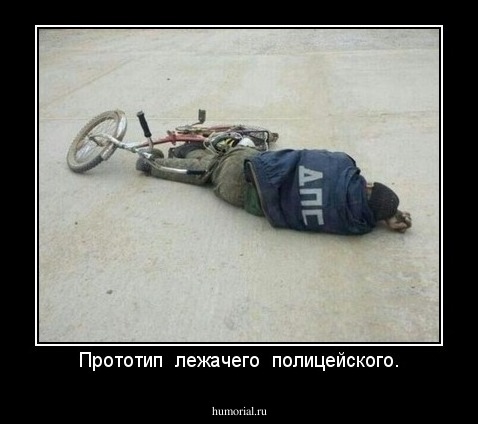 Прототип  лежачего  полицейского.