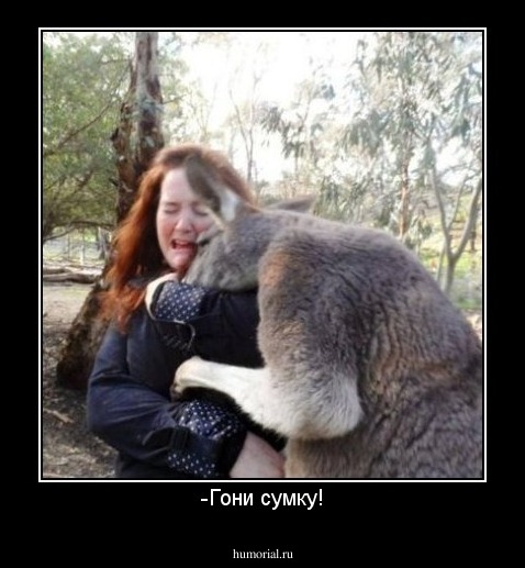 -Гони сумку!