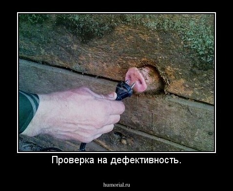 Проверка на дефективность.
