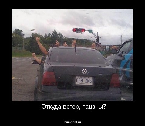-Откуда ветер, пацаны?