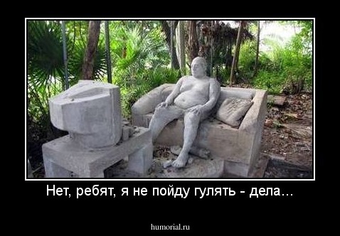 Нет, ребят, я не пойду гулять - дела...