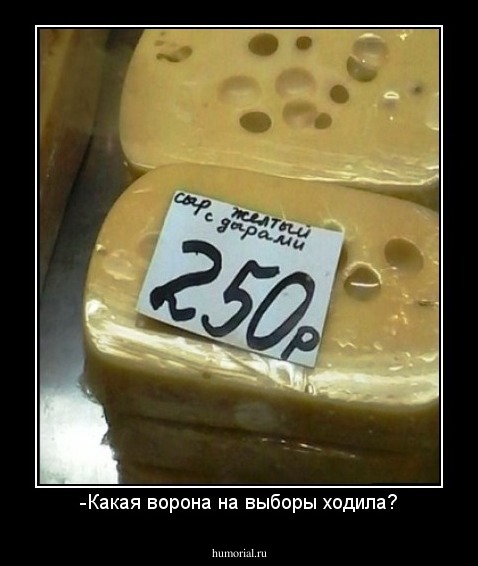 -Какая ворона на выборы ходила?