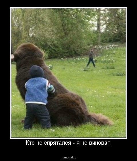 Кто не спрятался - я не виноват!