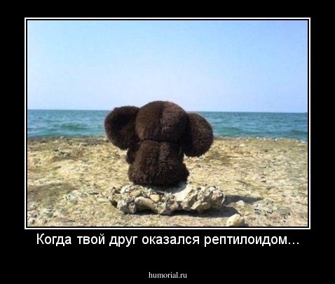 Когда твой друг оказался рептилоидом...
