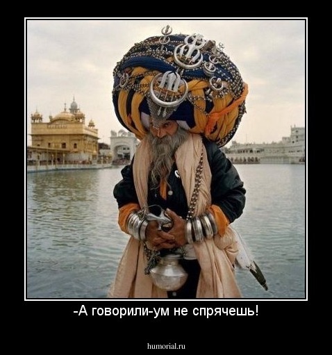 -А говорили-ум не спрячешь!