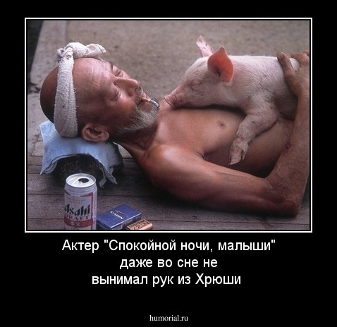 Актер "Спокойной ночи, малыши" даже во сне не вынимал рук из Хрюши  