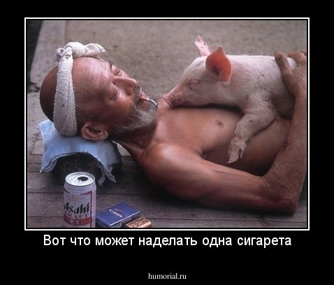 Вот что может наделать одна сигарета