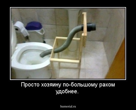 Просто хозяину по-большому раком удобнее.