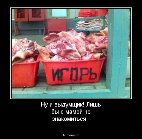 Ну и выдумщик! Лишь бы с мамой не знакомиться!