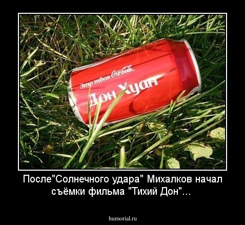 После"Солнечного удара" Михалков начал съёмки фильма "Тихий Дон"...