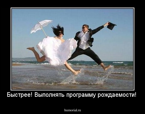 Быстрее! Выполнять программу рождаемости!
