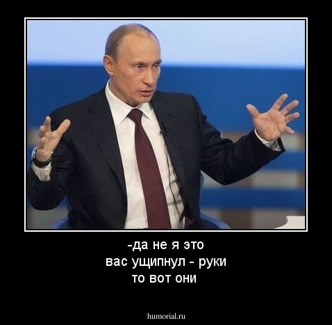 -да не я это вас ущипнул - руки то вот они
