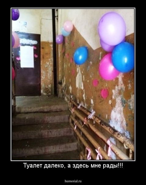 Туалет далеко, а здесь мне рады!!!