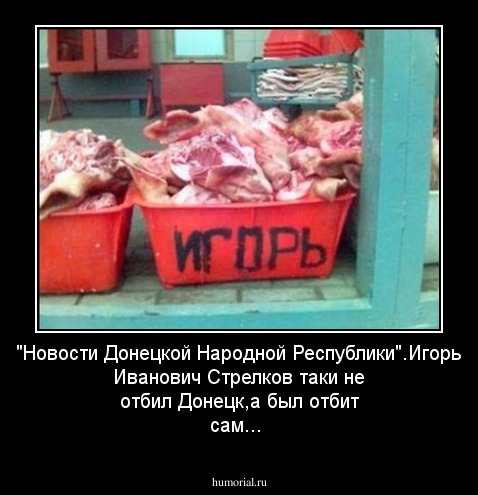 "Новости  Донецкой Народной Республики".Игорь Иванович Стрелков таки не отбил Донецк,а был отбит сам...
