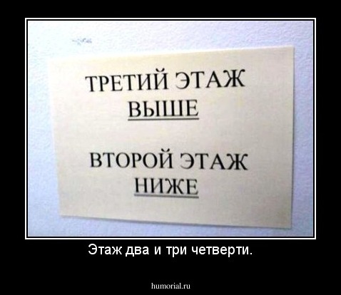 Этаж два и три четверти.