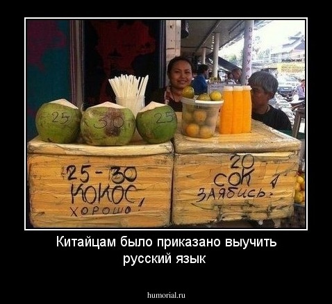 Китайцам было приказано выучить русский язык