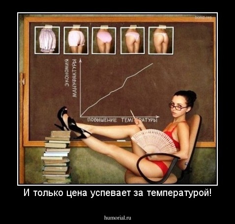 И только цена успевает за температурой!
