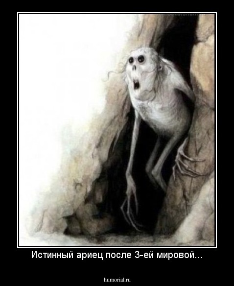 Истинный ариец после 3-ей мировой...
