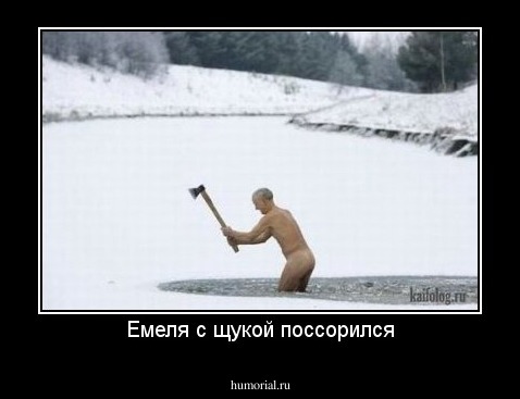Емеля с щукой поссорился