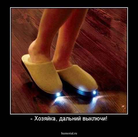 - Хозяйка, дальний выключи!