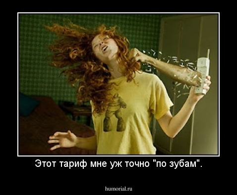 Этот тариф мне уж точно "по зубам".