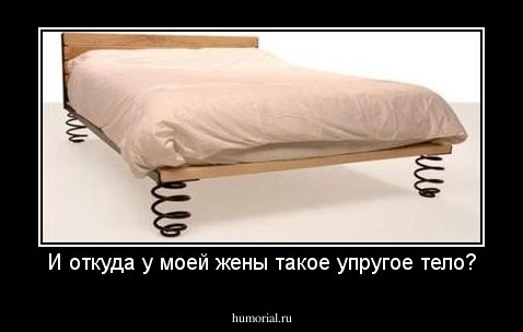 И откуда у моей жены такое упругое тело?